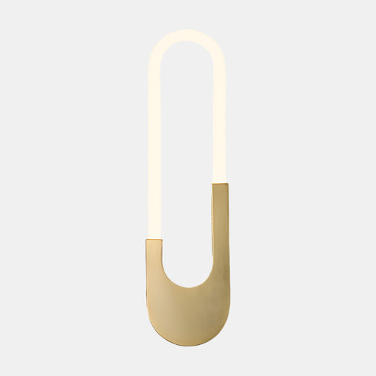 Moderne Oval LED Væglampe Væglamper Tech Butik Guld Varmt lys