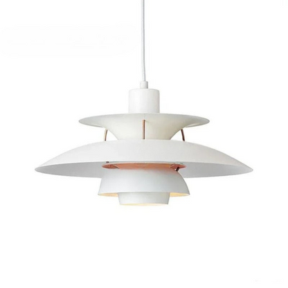 Moderne Paraply-Inspireret LED Loftslampe til Elegante Rum Pendellampe Tech Butik Moderne hvid Dia50cm