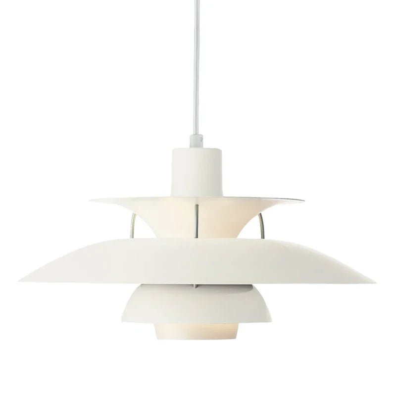 Moderne Paraply-Inspireret LED Loftslampe til Elegante Rum Pendellampe Tech Butik Ren hvid Dia50cm