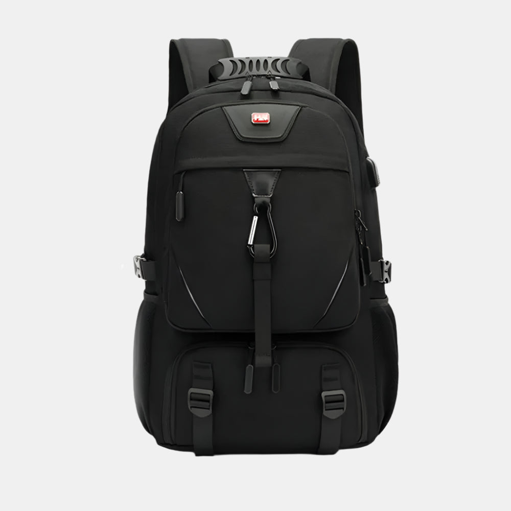 Moderne Rejserygsæk med USB Opladningsport Tasker Tech Butik Sort 50L
