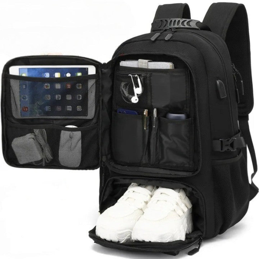 Moderne Rejserygsæk med USB Opladningsport Tasker Tech Butik