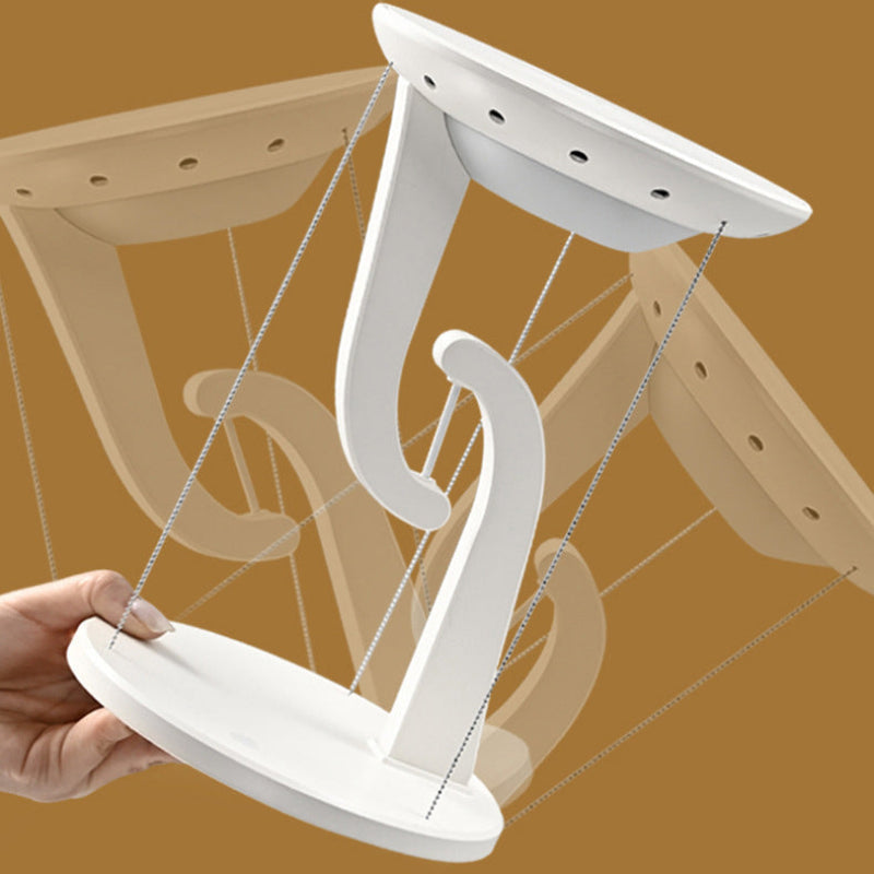 Moderne Rund LED-bordlampe og Mobilholder Praktiske lamper Tech Butik