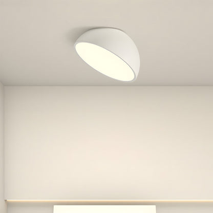Moderne Rund LED Loftlampe Loftlamper Tech Butik Hvid D40*H30cm Varmt lys