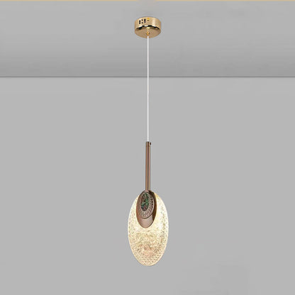Moderne Rund LED Loftslampe med Jernbase Hængelamper Tech Butik F Varmt lys