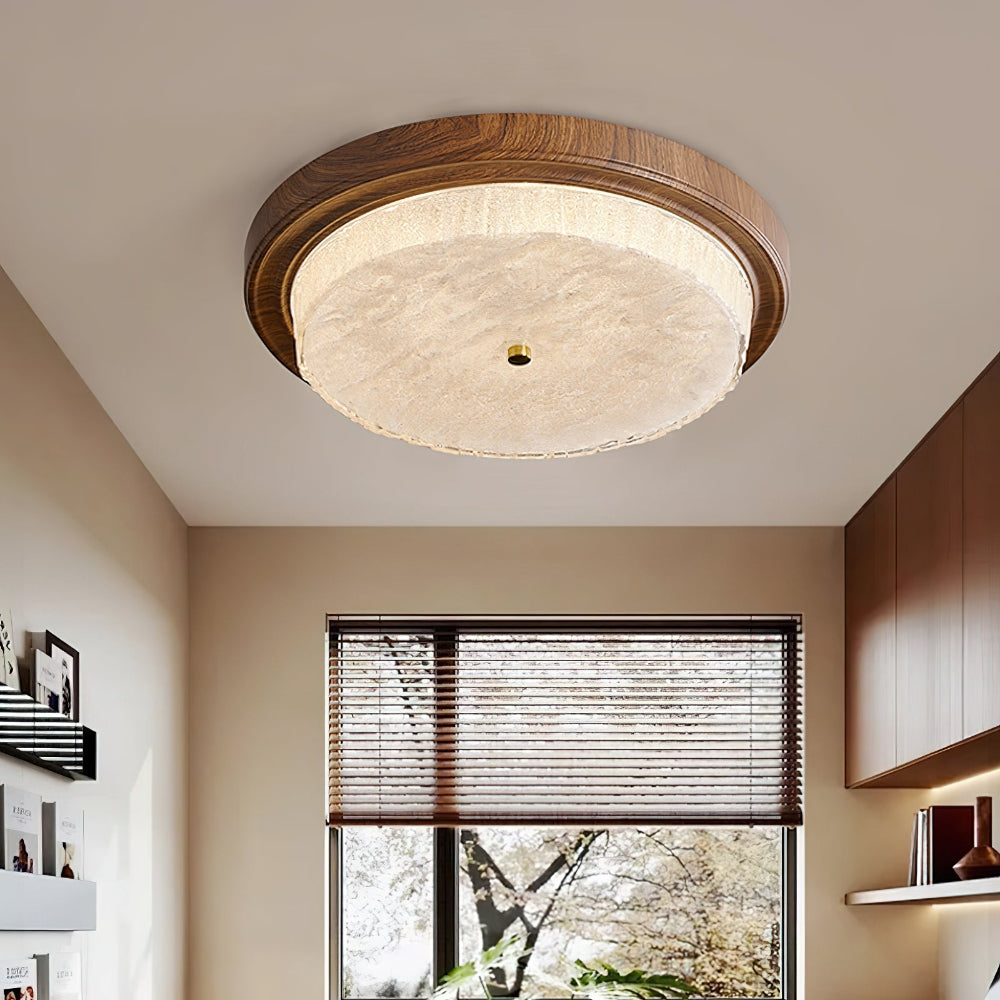 Moderne Rund Loftlampe til Blød Stemningsbelysning Loftslampe Tech Butik
