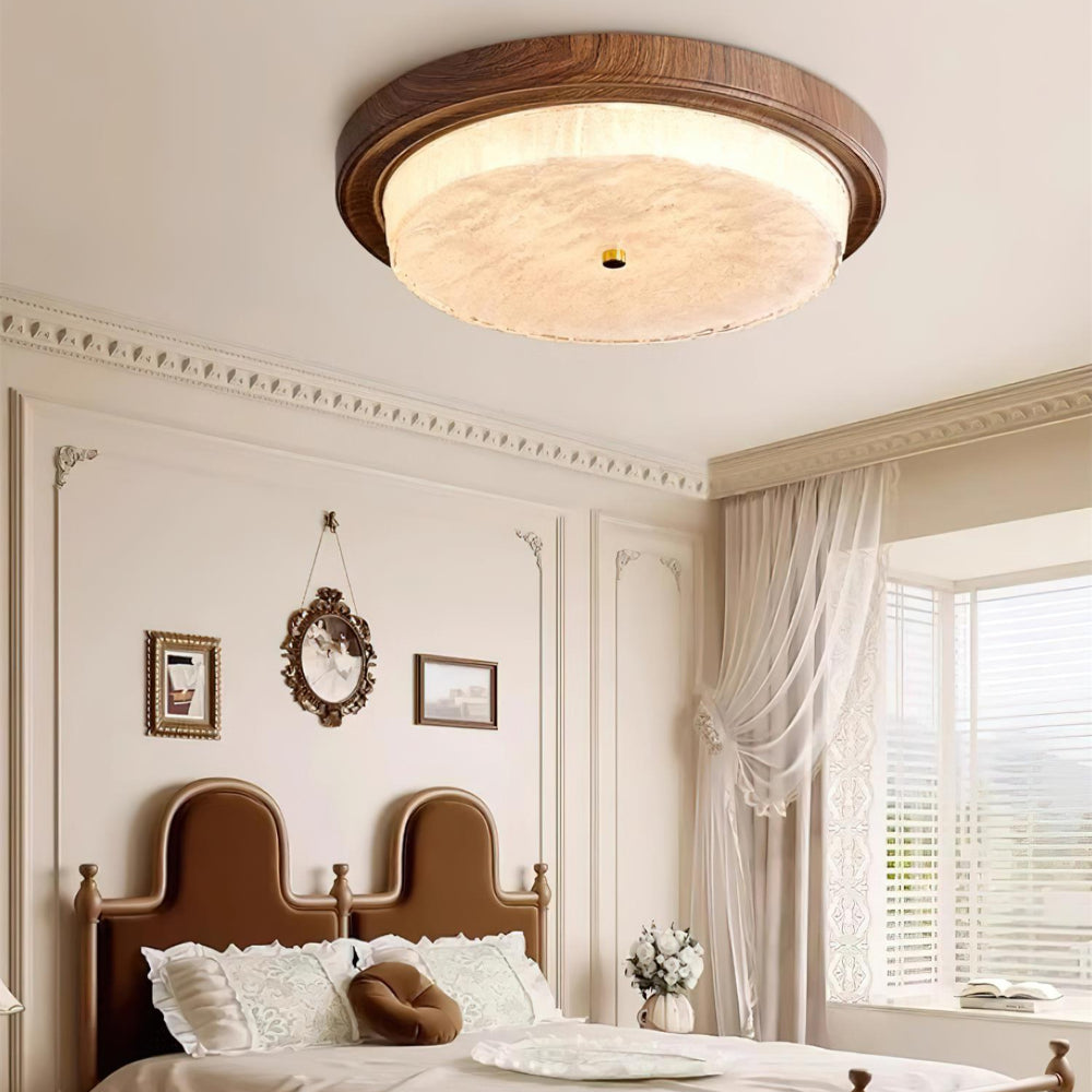 Moderne Rund Loftlampe til Blød Stemningsbelysning Loftslampe Tech Butik