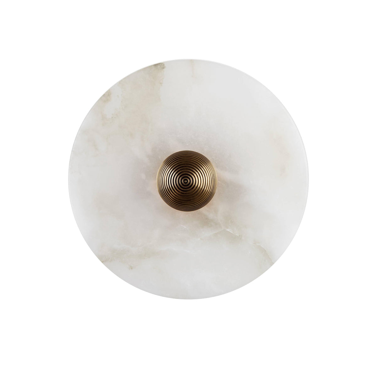 Moderne Rund Væglampe med Blødt Diffust Lys Væglampe Tech Butik Dia 35cm x B 12cm Guld & Hvid Varmt Lys