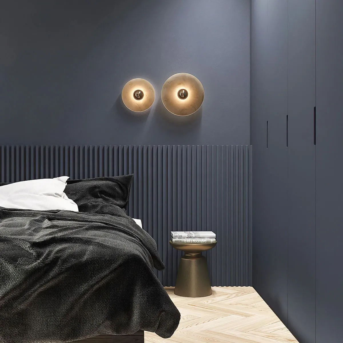 Moderne Rund Væglampe med Blødt Diffust Lys Væglampe Tech Butik