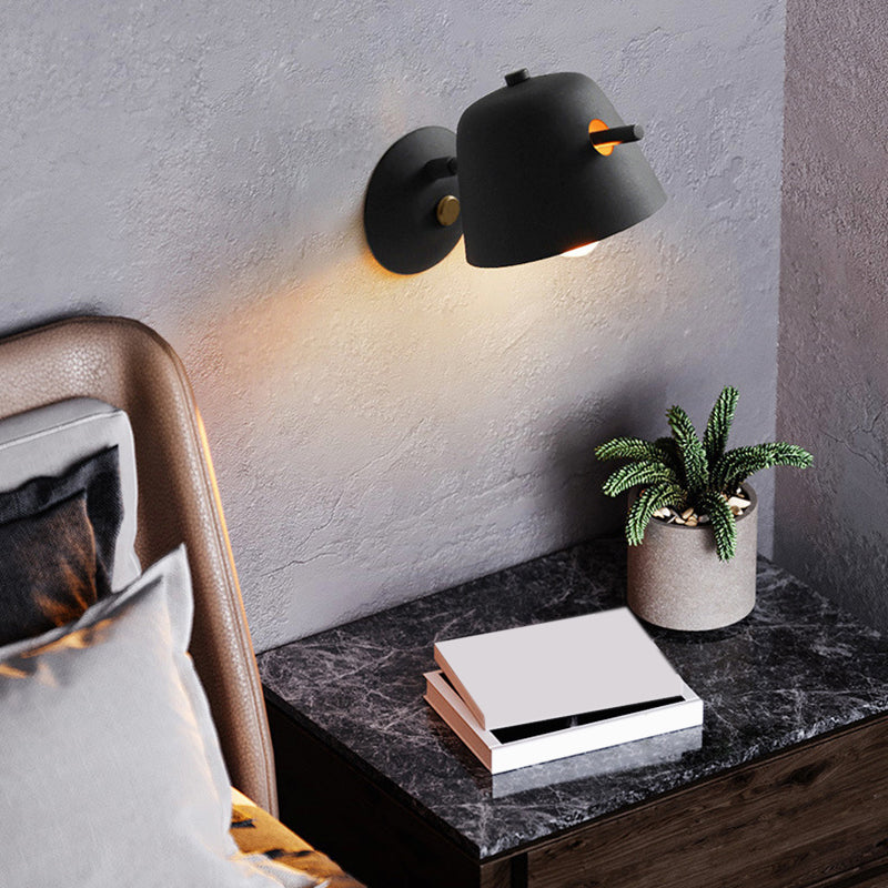Moderne Skulpturel Væglampe til Stilfulde Rum Væglamper Tech Butik Sort