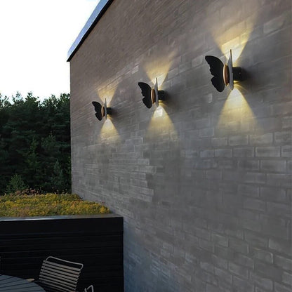Moderne Udendørs LED Væglampe med Sommerfugleform Væglamper Tech Butik