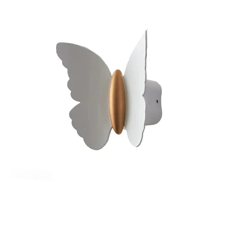 Moderne Udendørs LED Væglampe med Sommerfugleform Væglamper Tech Butik Hvid Varm hvid