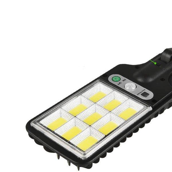Moderne Udendørs Solcellelampe med Bevægelsessensor og Fjernbetjening Udendørs belysning Tech Butik Default