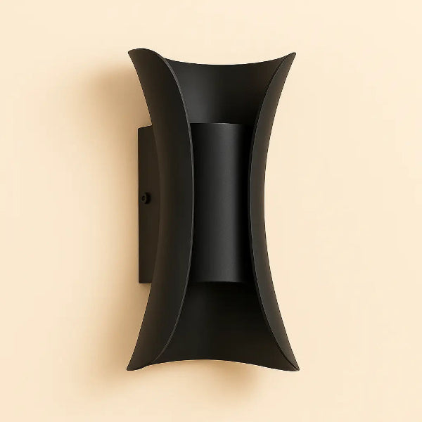 Moderne Udendørs Væglampe med Justerbare Lysfarver Udendørs belysning Tech Butik Sort