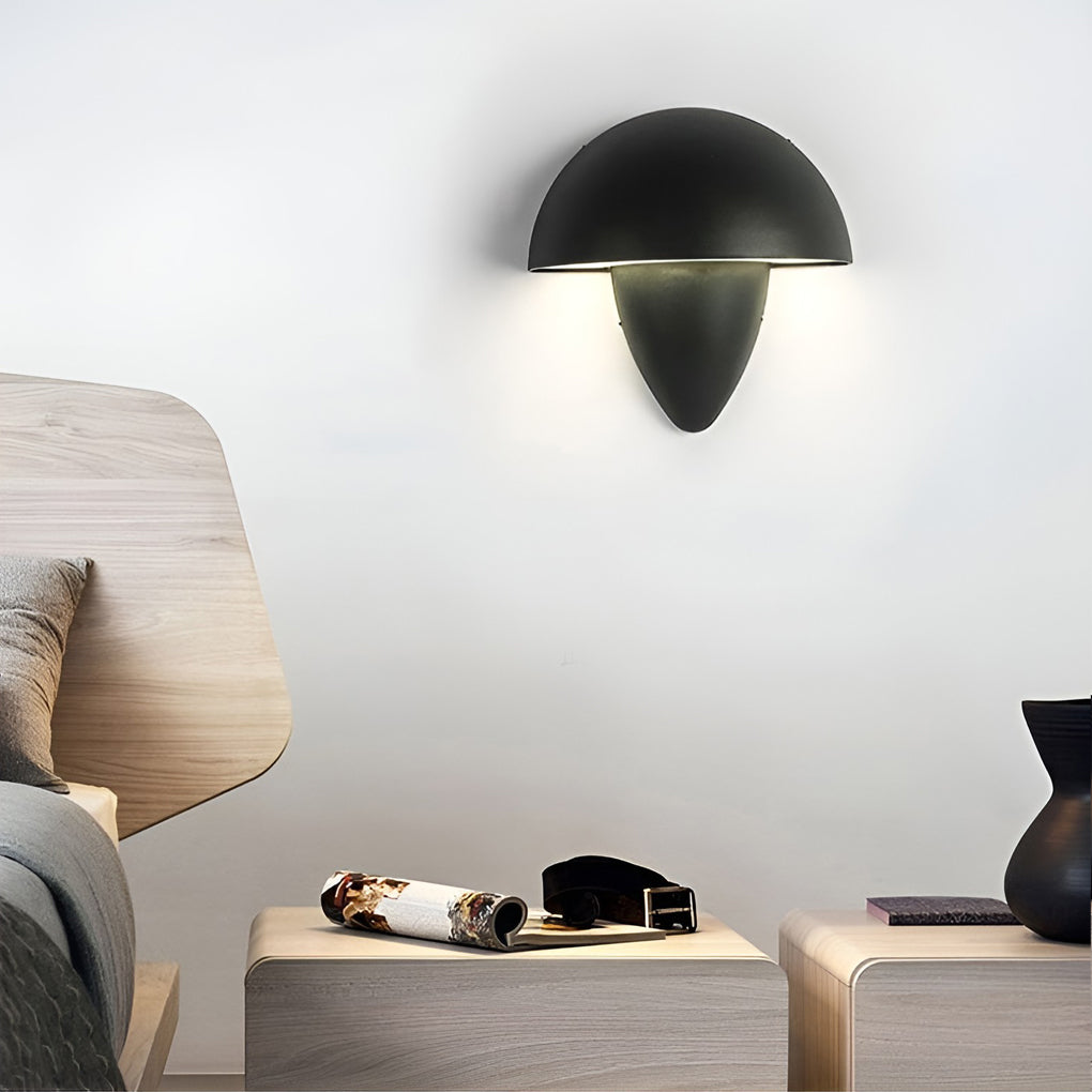 Moderne Udendørs Væglampe med Unikt Svampeformet Design Væglamper Tech Butik