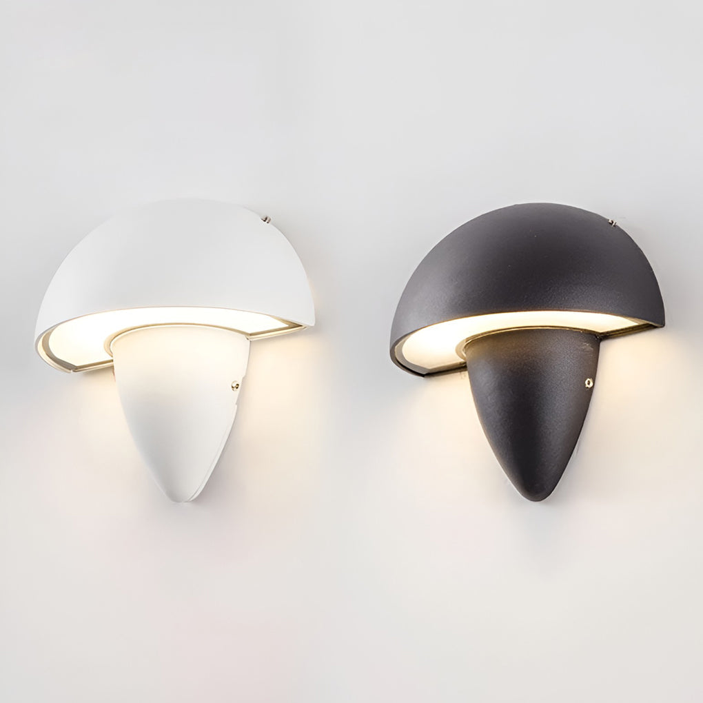 Moderne Udendørs Væglampe med Unikt Svampeformet Design Væglamper Tech Butik
