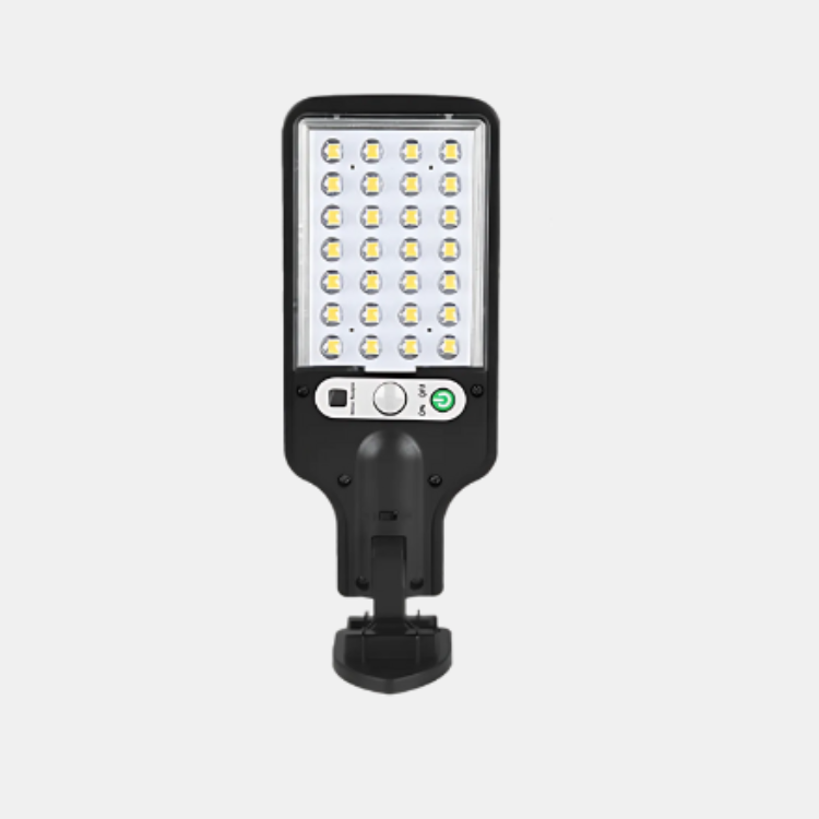 Moderne Udendørs Solcellelampe med Bevægelsessensor og Fjernbetjening Udendørs belysning Tech Butik