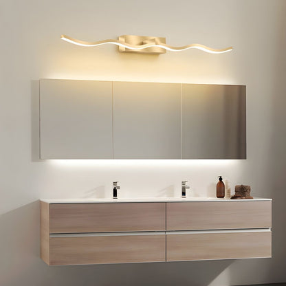 Moderne Væglampe med Bølgeinspireret Design til Indendørsbrug Væglamper Tech Butik