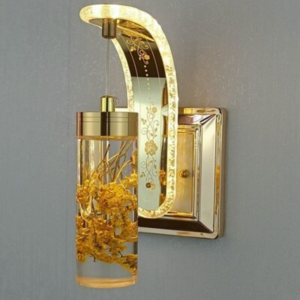 Moderne Væglampe med Blomsterdetalje Stemningsbelysning Tech Butik I