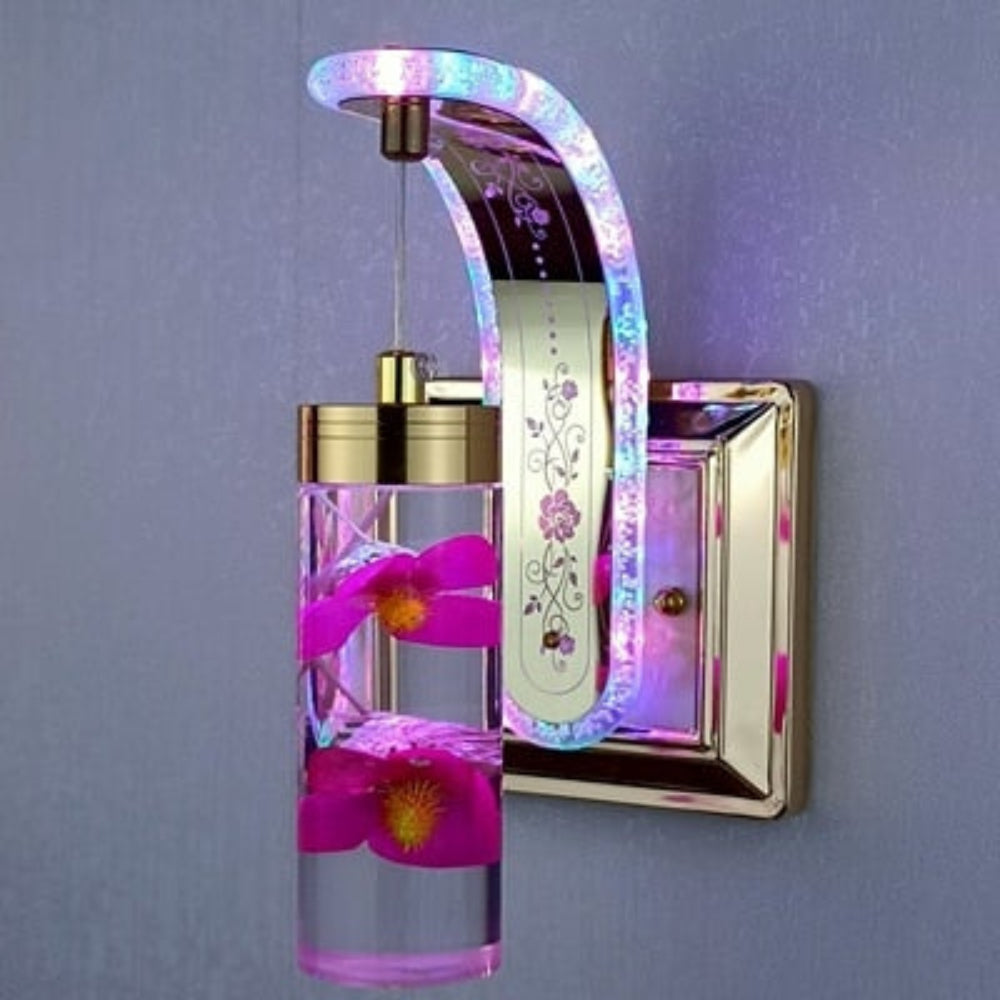 Moderne Væglampe med Blomsterdetalje Stemningsbelysning Tech Butik J