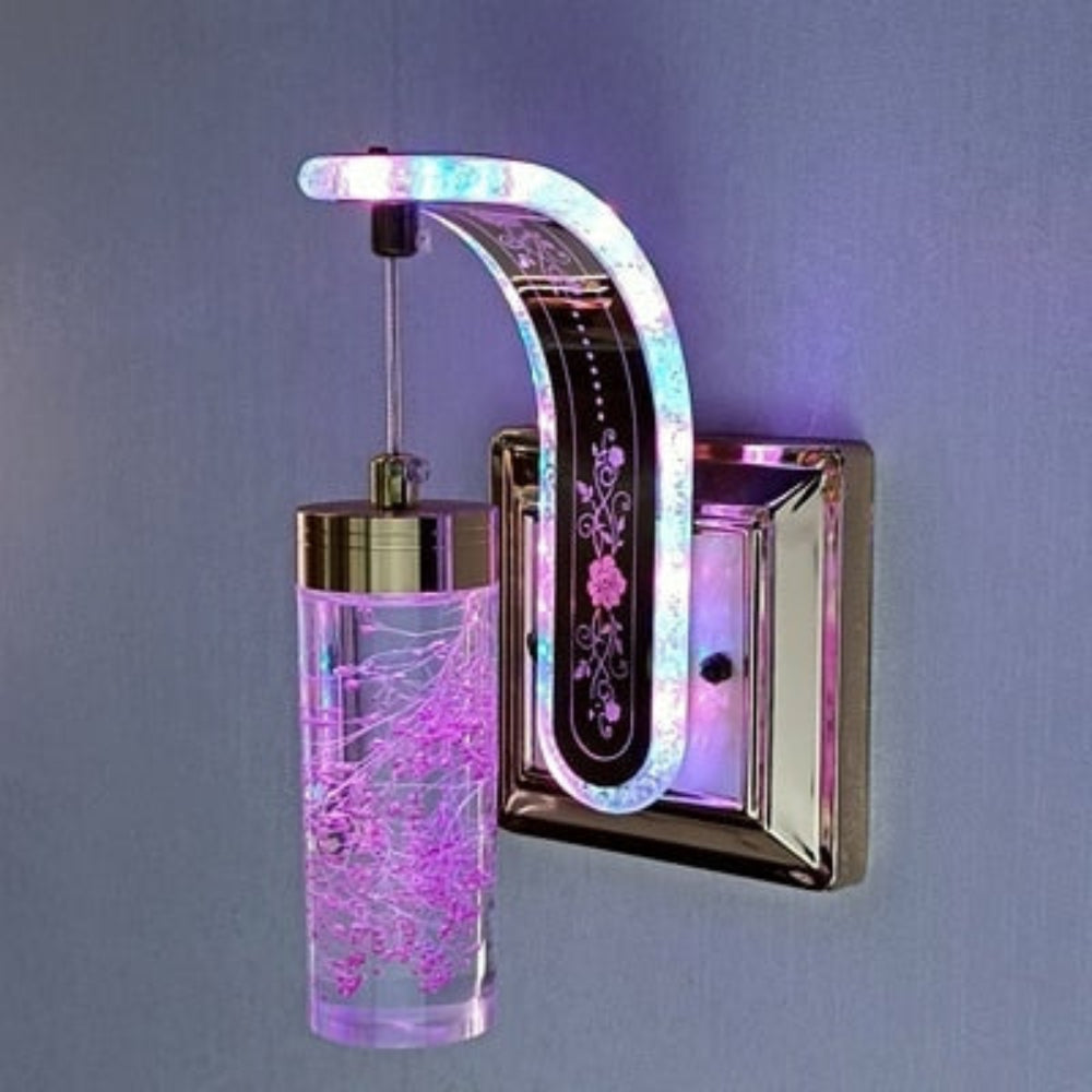 Moderne Væglampe med Blomsterdetalje Stemningsbelysning Tech Butik N