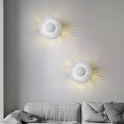 Moderne Væglampe med Elegant Metalfinish Væglamper Tech Butik
