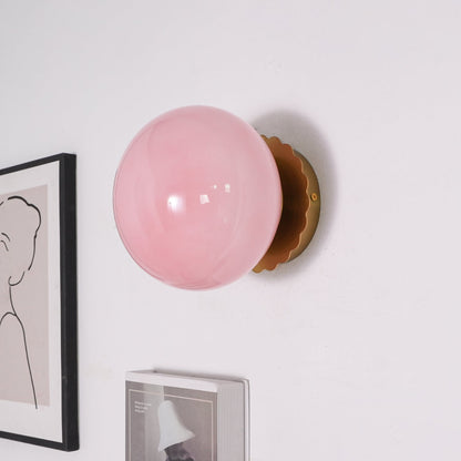 Moderne Væglampe med Glas Kugle til Soveværelse og Stue Væglamper Tech Butik