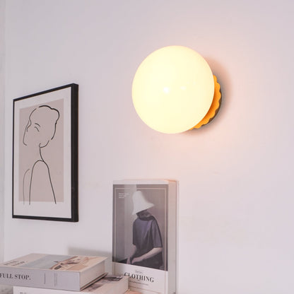 Moderne Væglampe med Glas Kugle til Soveværelse og Stue Væglamper Tech Butik