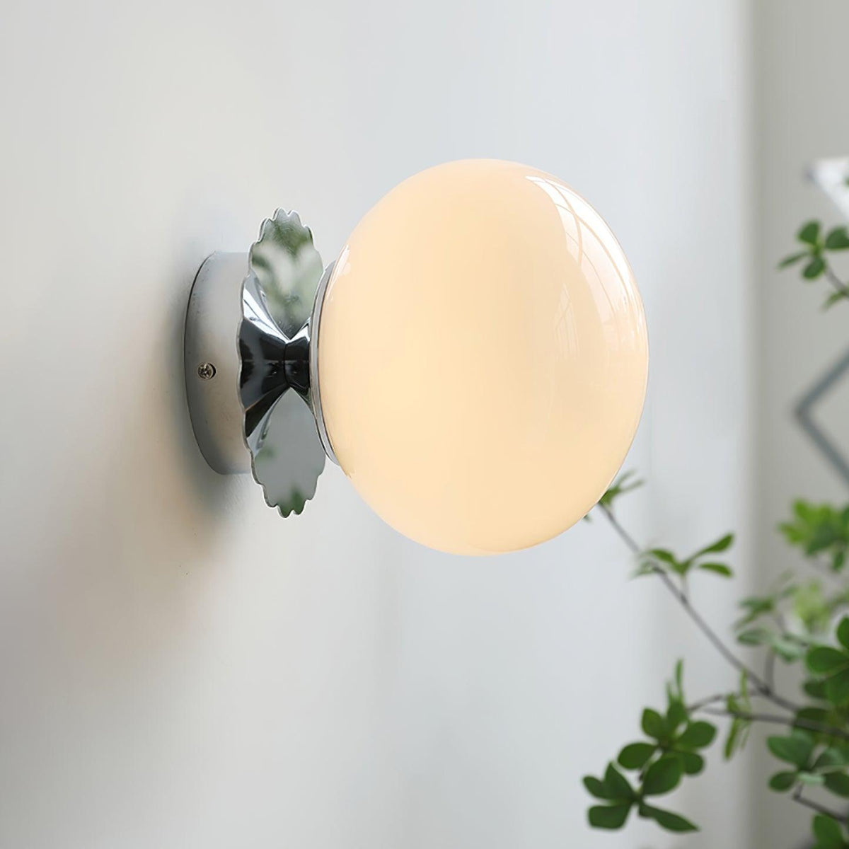 Moderne Væglampe med Glas Kugle til Soveværelse og Stue Væglamper Tech Butik