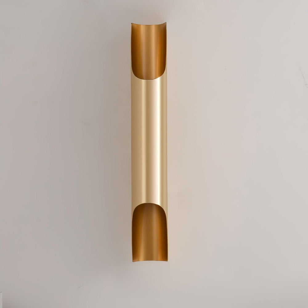 Moderne Væglampe med To Lyskilder til Stilfulde Rum Væglamper Tech Butik Guld Dia 6cm x H 40cm