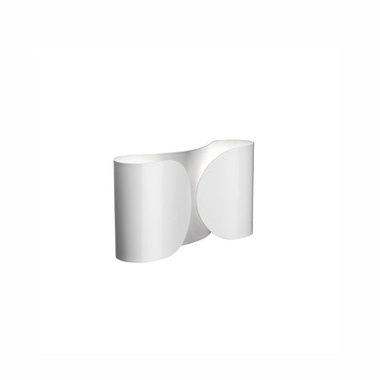 Moderne Væglampe i Pulverlakeret Stål med Indirekte Belysning Væglampe Tech Butik Hvid Dia 28cm x H 15cm Varm Hvid