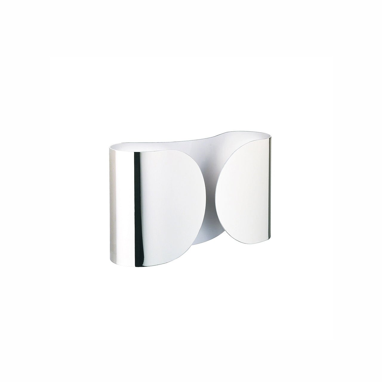 Moderne Væglampe i Pulverlakeret Stål med Indirekte Belysning Væglampe Tech Butik Krom Dia 28cm x H 15cm Varm Hvid