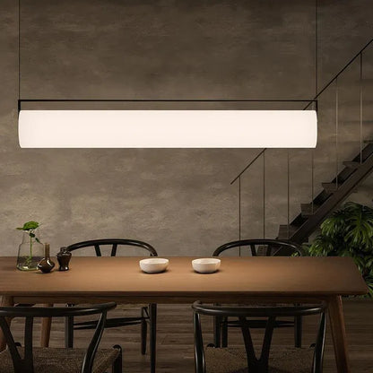 Moderne geometrisk pendel til soveværelser Lamp Tech Butik Varmt lys 122 cm