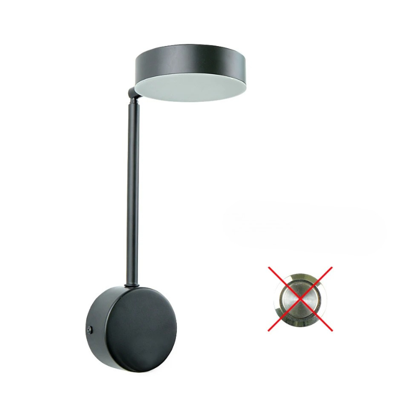Moderne justerbar LED-væglampe til elegante rum Væglamper Tech Butik Sort A- Uden kontakt Kold hvid
