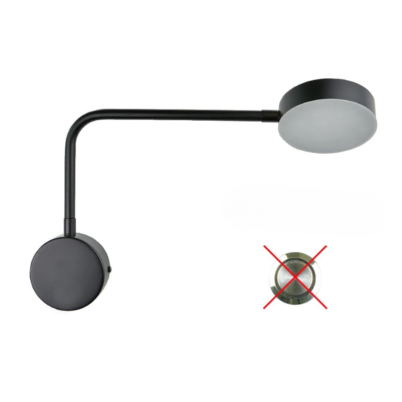 Moderne justerbar LED-væglampe til elegante rum Væglamper Tech Butik Sort B - Uden kontakt Kold hvid