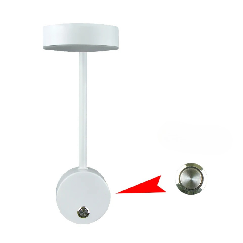 Moderne justerbar LED-væglampe til elegante rum Væglamper Tech Butik Hvid A - Med kontakt Kold hvid