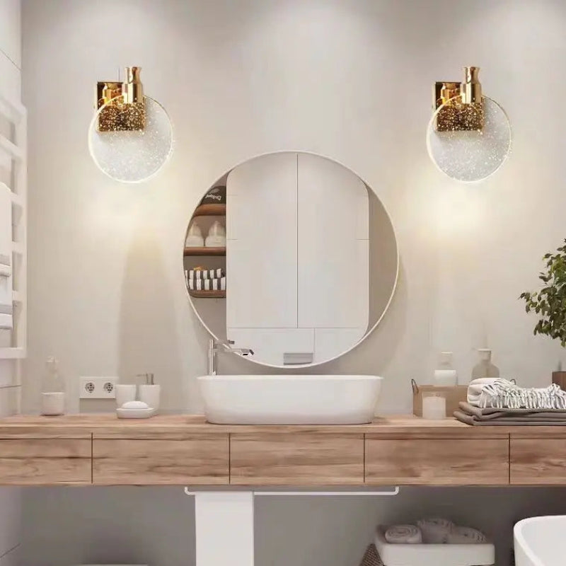 Moderne krystal LED-væglampe til spisestue og stuer Væglamper Tech Butik