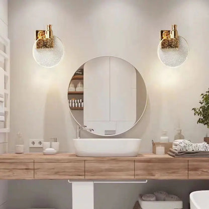 Moderne krystal LED-væglampe til spisestue og stuer Væglamper Tech Butik