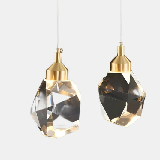 Moderne krystalpendellampe til hjemmet og indendørs brug Hængelamper Tech Butik