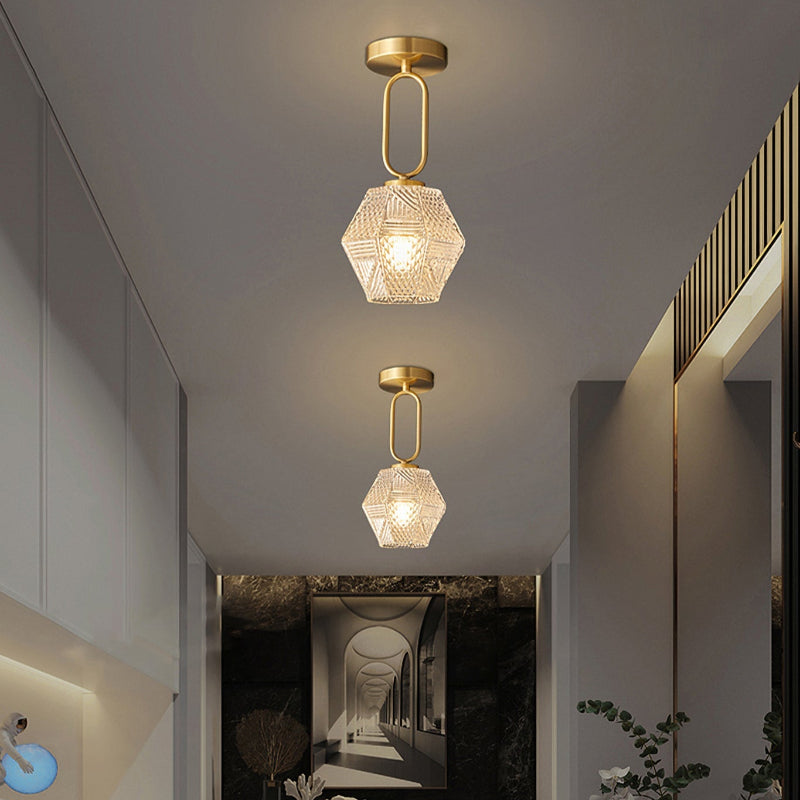 Moderne loftlampe med diamantmønster til elegante interiører Loftslampe Tech Butik
