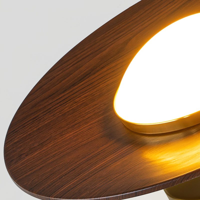 Moderne loftslampe med detaljer i imiteret træ Loftslampe Tech Butik