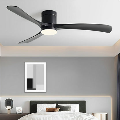 Moderne loftventilator med 6 hastigheder og omvendt funktion Loftslampe Tech Butik Sort Vægbryder 96 cm