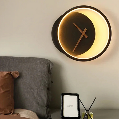 Moderne minimalistisk LED vægur Ure Tech Butik E (25 x 27 cm)