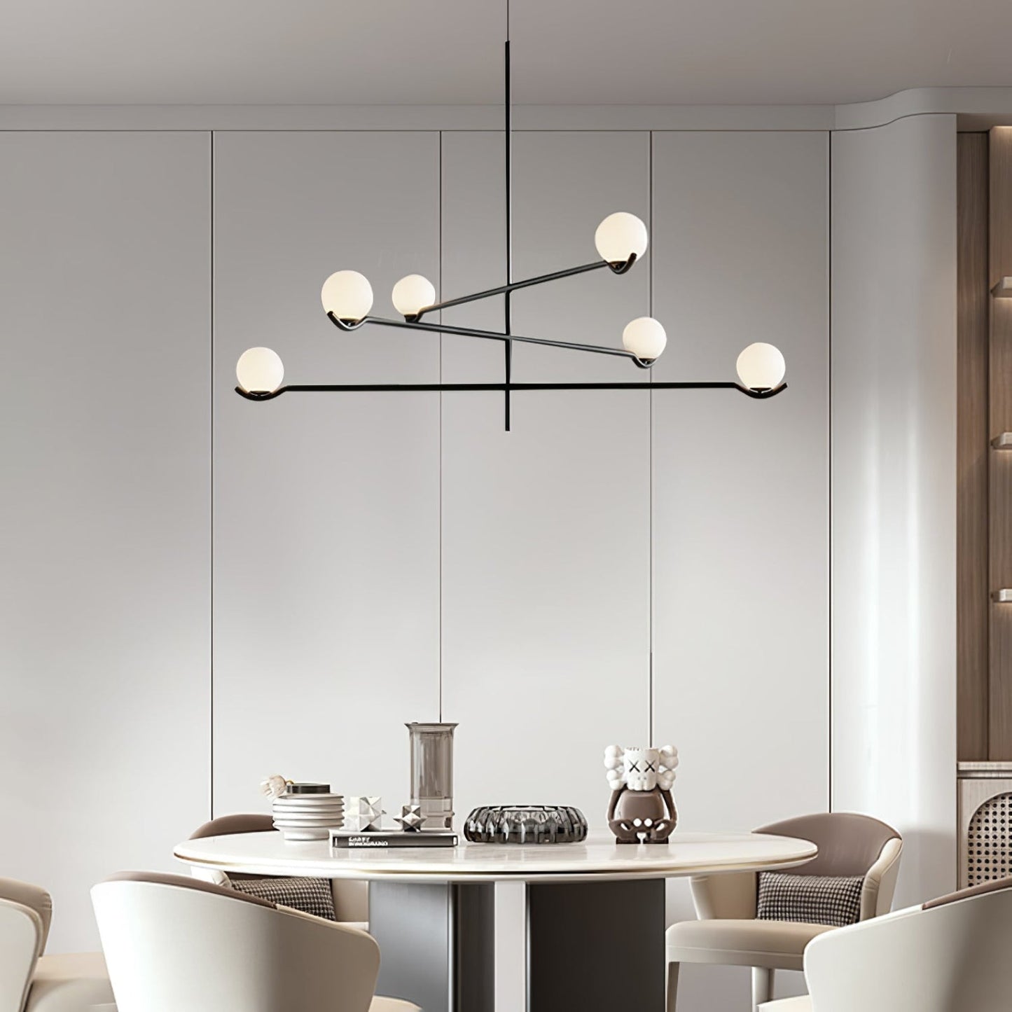 Moderne minimalistisk glaspendellampe med elegant design Hængende lampe Tech Butik