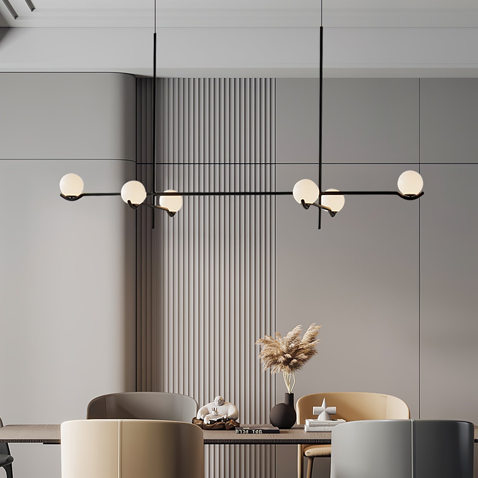 Moderne minimalistisk glaspendellampe med elegant design Hængende lampe Tech Butik