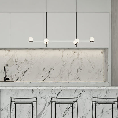 Moderne minimalistisk glaspendellampe med elegant design Hængende lampe Tech Butik