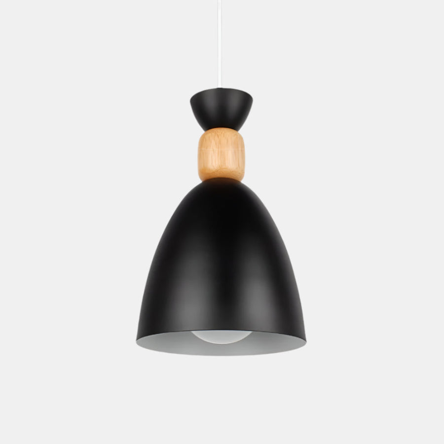 Moderne nordisk LED-pendel til elegante rum Hængelamper Tech Butik Sort