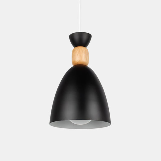 Moderne nordisk LED-pendel til elegante rum Hængelamper Tech Butik Sort
