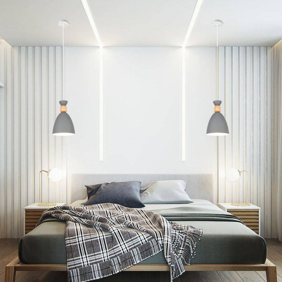 Moderne nordisk LED-pendel til elegante rum Hængelamper Tech Butik