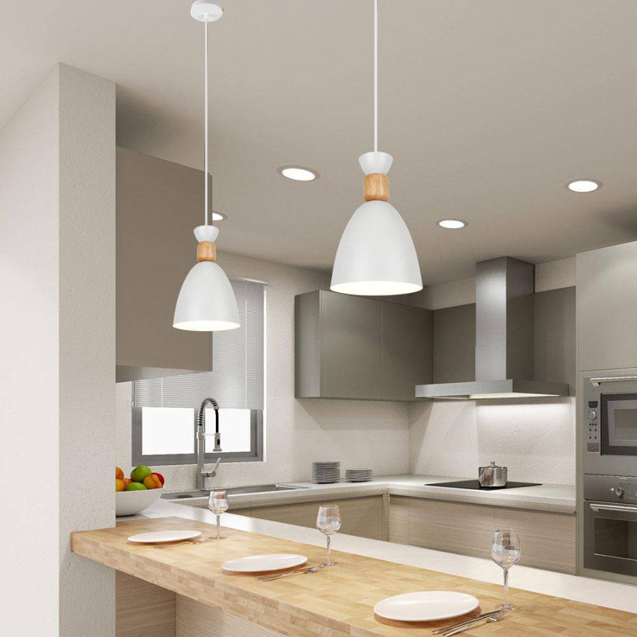 Moderne nordisk LED-pendel til elegante rum Hængelamper Tech Butik