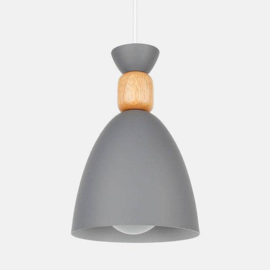 Moderne nordisk LED-pendel til elegante rum Hængelamper Tech Butik Grå